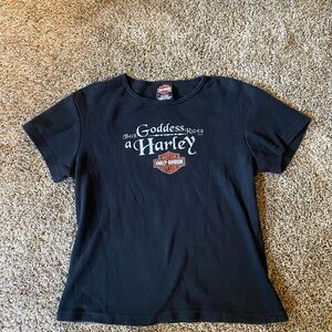 Harley-Davidson Black Form Fitting Tee